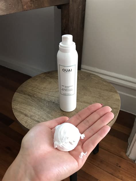 ouai dry shampoo foam.